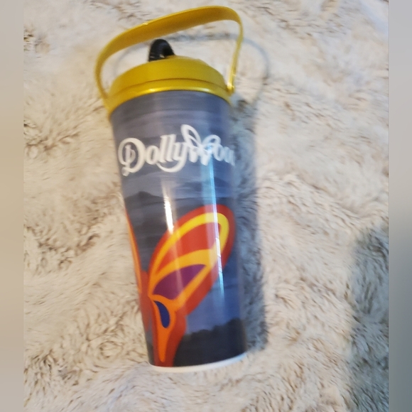 Dollywood Other - Dollywood Refillable Tumbler 20oz Dolly Parton Splash Country Blue Gold 2021